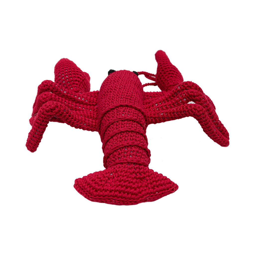Dark Pink Lobster Handmade Amigurumi Stuffed Toy Knit Crochet Doll VAC