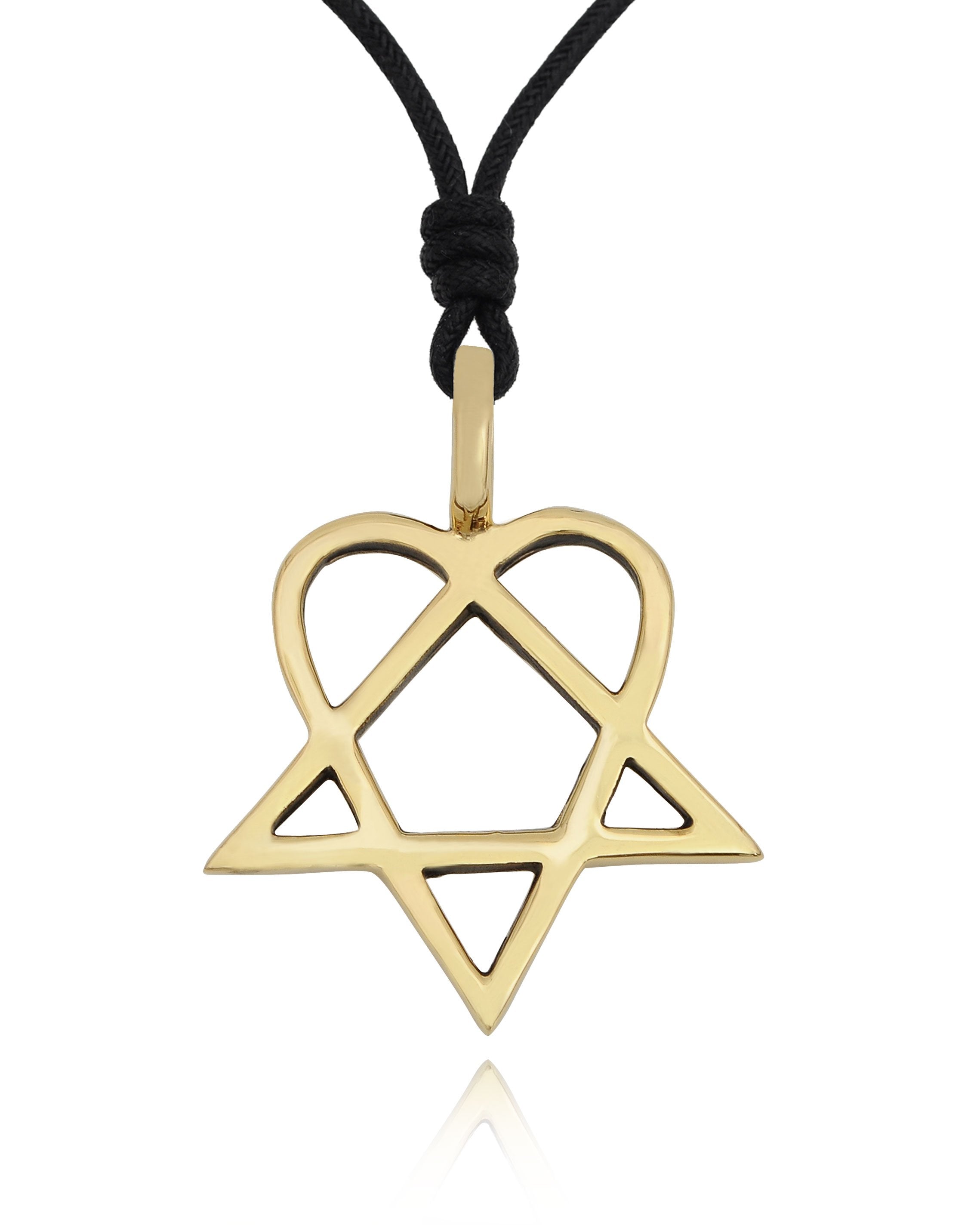 Heartagram necklace clearance