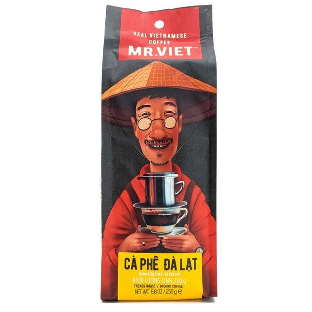 Mr. Viet Vietnamese Ground Coffee Vietnam Bag All Flavors 250g VietsWay USA Seller