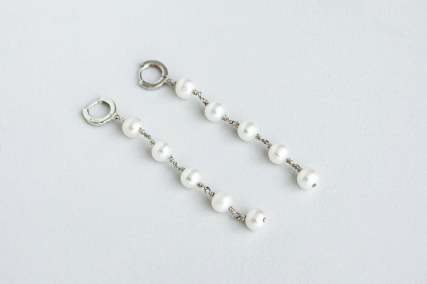 Natural Fresh Water Pearl Drop Earrings