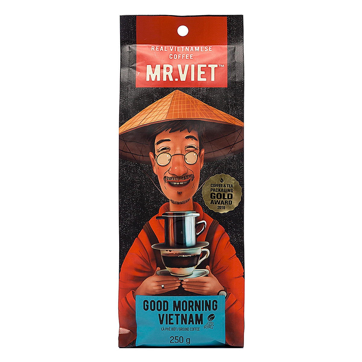 Mr. Viet Vietnamese Ground Coffee Vietnam Bag All Flavors 250g VietsWay USA Seller