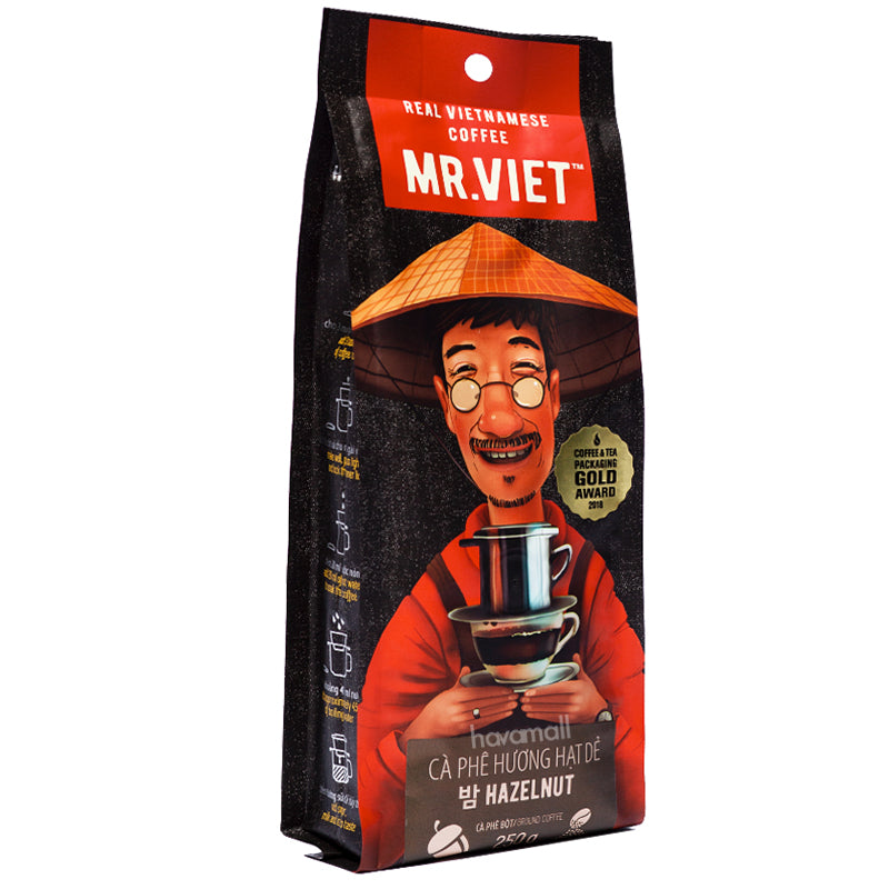 Mr. Viet Vietnamese Ground Coffee Vietnam Bag All Flavors 250g VietsWay USA Seller